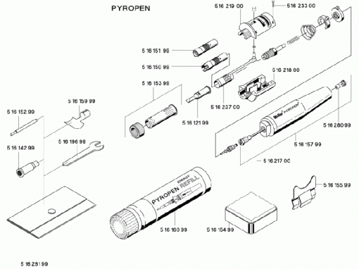 Pyropen parts - Weller