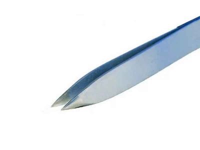 H SA - Piergiacomi Tweezers (Swallow-shaped Head, Fine Tips, 90mm)