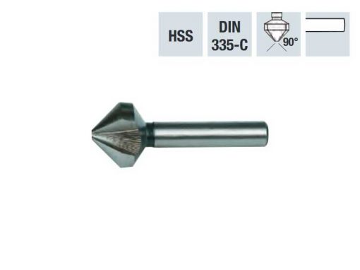 F77911010 ABC Tools - Svasatore a 3 taglienti 90° (HSS)