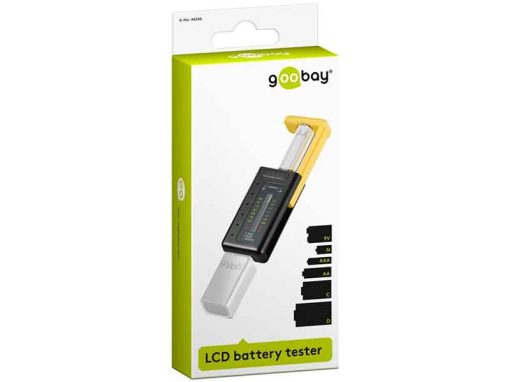 Tester digitale per misurazione batterie (AAA/AA/C/D/9V/N)