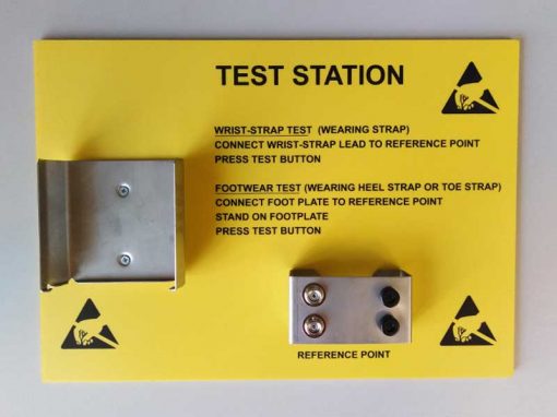 EEBCSTAT Instruction panel for ESD testing