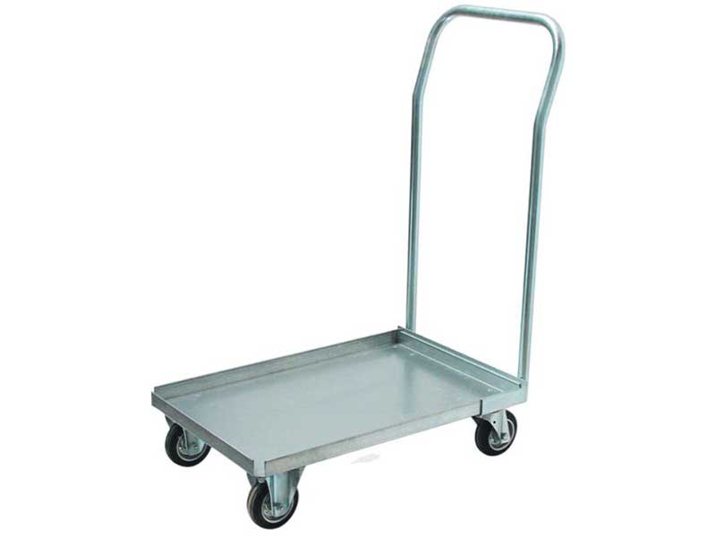 Carrello ESD con maniglione e ruote antitraccia (410x610mm)