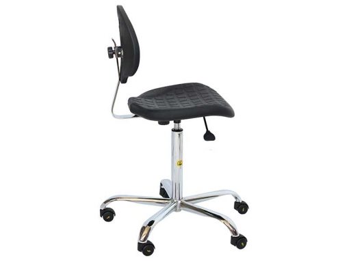 Antistatic ESD Safe Soft Polyurethane Chair (Wheels, H46-59cm)