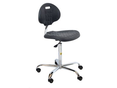 Antistatic ESD Safe Soft Polyurethane Chair (Wheels, H46-59cm)