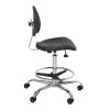 Antistatic ESD Safe PU Stool with Non-marking Conductive Wheels