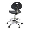 Antistatic ESD Safe PU Stool with Non-marking Conductive Wheels