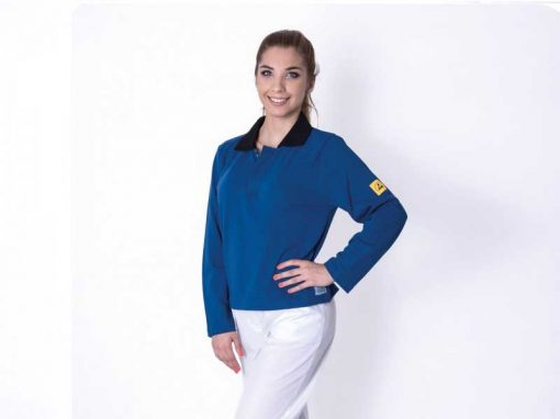 ESD Long Sleeve Polo Shirt Cotton (XS-XXL)