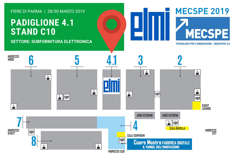 El.Mi a MECSPE 2019 | Richiedi un invito con parcheggio omaggio