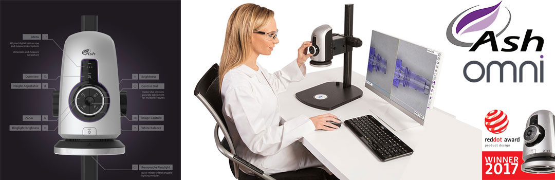 Microscopio digitale professionale con misurazioni Omni | Ash Technologies