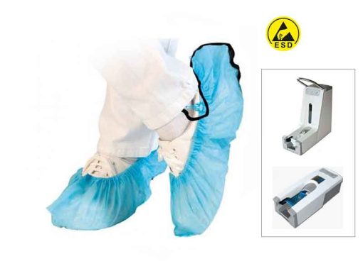ESD Overshoes for Dispenser (100pcs, Cleanroom)