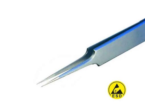 Piergiacomi 5-SA-ESD Tweezers Fine Sharp Tips (110mm)
