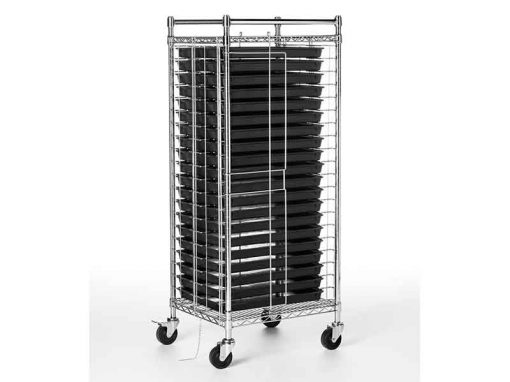 ESD Tray Cart with 20 Trays (1520h mm)