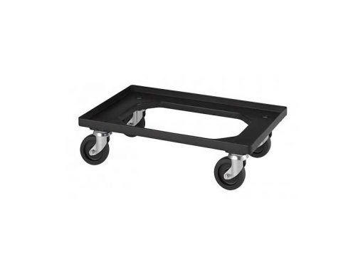 Pianale antistatico ESD con ruote per cassette industriali Newbox (600x400mm)