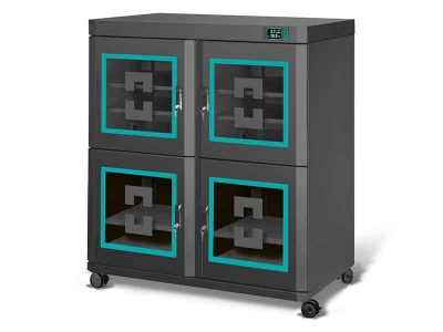 DC-4 ESD Dry Storage Cabinet (4 Doors 900L) | Black