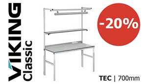 PROMO | Banco da lavoro TEC 700mm (3 formati)