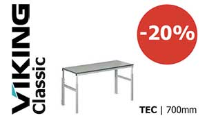 PROMO | Tavolo da lavoro TEC 700mm (3 formati)