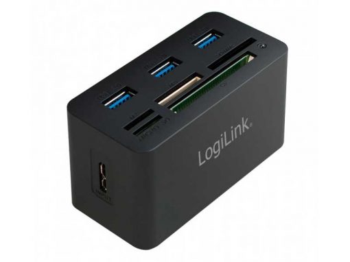 USB 3.0 3-Port Hub with CF/M2/MS/MicroSD/SD Reader