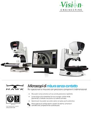 Hawk Family Microscopi senza contatto Vision Engineering - Brochure V3