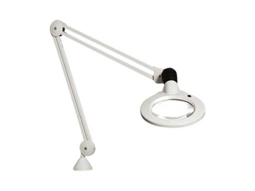 KFM LED Bench Magnifier with Light (Ø127mm, 3/5di) | Vision Engineering LUXO