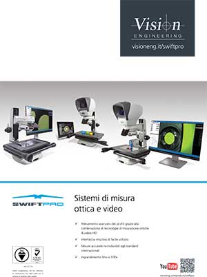 Swift PRO Sistemi di misura ottica e video Vision Engineering - Brochure IT V1.1