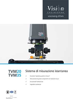 TVM 20-35 Sistemi di misurazione istantanea Vision Engineering - Brochure IT