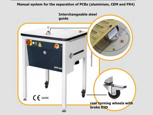 DPF 300 Piergiacomi | Sistema di depannellizzazione per il taglio dei testimoni dei CS