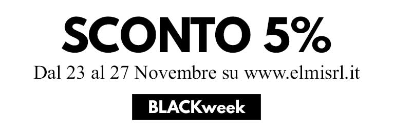 BLACK FRIDAY WEEK 2020 | Sconto extra del 5% dal 23 al 27 Novembre