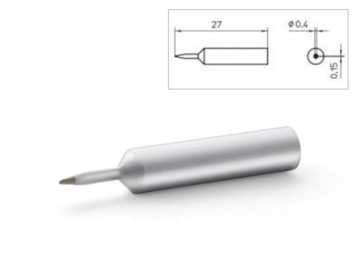 XNT 1SC Weller (T0054486299) - Punta saldante a cacciavite sottile Ø 0.40 x 0.15 mm