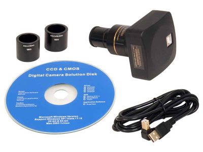 5930 -Videocamera digitale CMOS per stereomicroscopi ottici con set adattatori passo C. Risoluzione: 3MP. Software: acquisizione, elaborazione, misurazioni.