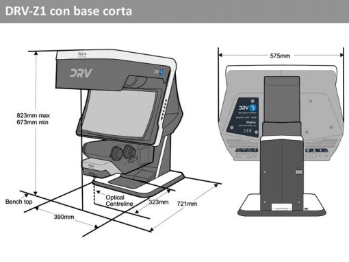 DRV-Z1 Vision Engineering | Dimnensioni modello base