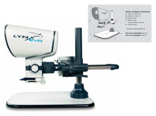 LYNX EVO Microscopio stereoscopico - Visore senza oculari