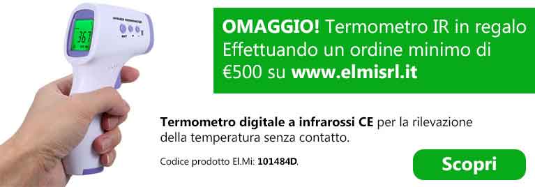 Termometro IR CE in omaggio PROMO