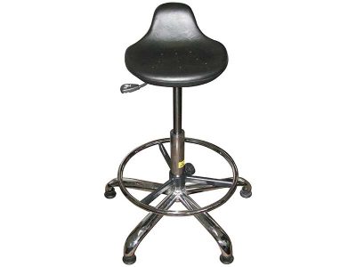 Antistatic ESD Sit Stand Stool (Feet, H45-84cm)