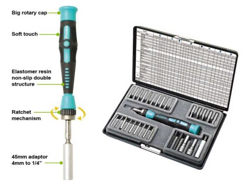 Pro'sKit SD9313 - 30 in 1 Video Games Screwdriver Set