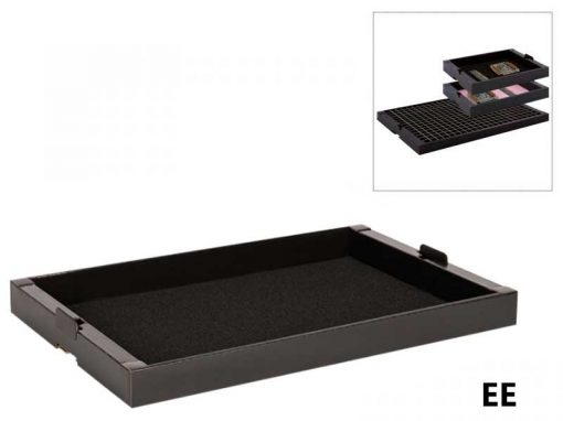 Hans Kolb 20-CTR-EE-EL | ESD Stackable Tray with Conductive Foam, Reinforced (550x354x35Hmm)
