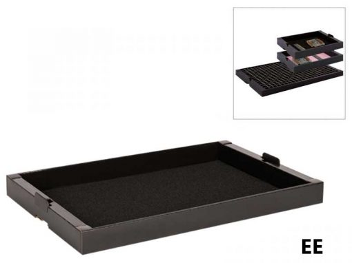 Hans Kolb 20-CTR-EE-EL | ESD Stackable Tray with Conductive Foam, Reinforced (550x354x35Hmm)