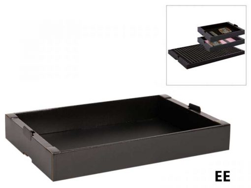 Hans Kolb 20-CTR-EE-OS | ESD Cardboard Stackable Tray Reinforced (550x354x35Hmm)
