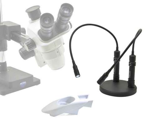 CL33 - LED Lighting with Magnetic Base for Microscopes (2 Arms)