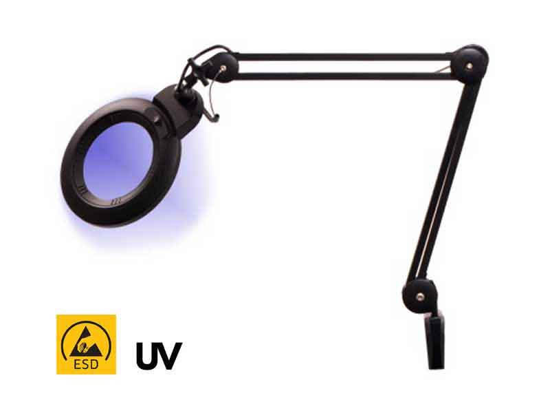 Lente di ingrandimento ESD con luce UV (3di)