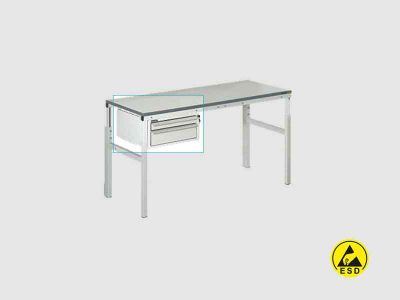 Anti-static ESD Two-Drawer Unit for Viking Workbenches (2 Sizes)