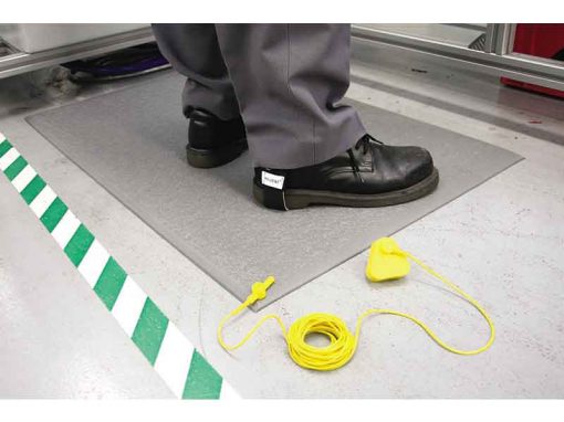 Anti-fatigue ESD Dissipative Floor Mat Grey (Thickness 9mm, 3 Sizes)