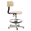 High Stool Beech (Castors/Feet, H51-76cm)
