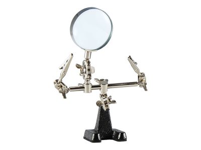 Weller WLACCHHB-02 - Helping Hands with Magnifier (4x)