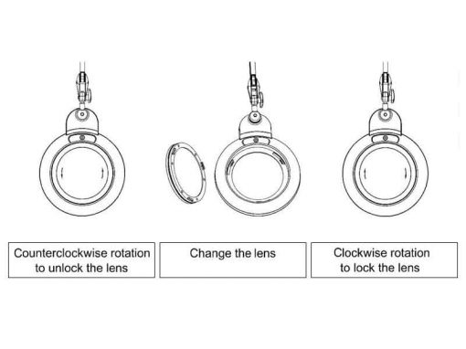 ESD Magnifying Lamp 60 LED Round 2 Lenses (Ø150mm, 3di+5di)