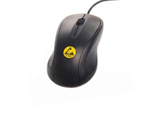 Mouse antistatico con simbolo ESD per aree EPA