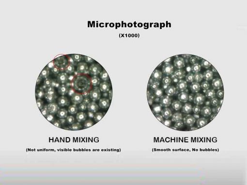 Mixer for Solder Paste - Micrograph Analysis