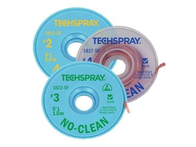 No-Clean Techspray - Trecce dissaldanti