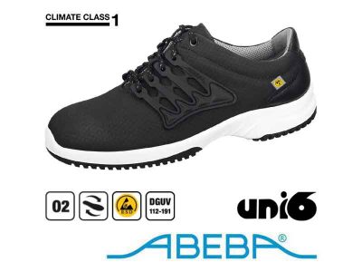 36761 Abeba – Scarpe ESD nere con stringhe (35-48)