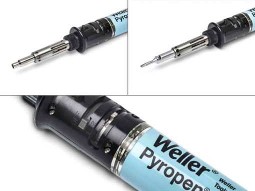 Weller Pyropen Piezo Set (T0051605999) - Self igniting Butane Gas Soldering Iron