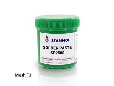 Stannol SP2500 Mesh T3 (692500) - Pasta saldante LF Stannol, Lega Sn96.5/Ag3.0/Cu0.5